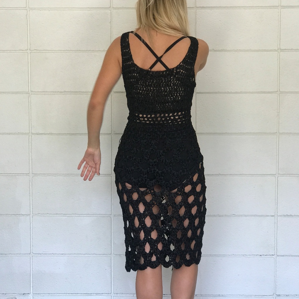 Vintage Midi Crochet Dress - Picture 3 of 6